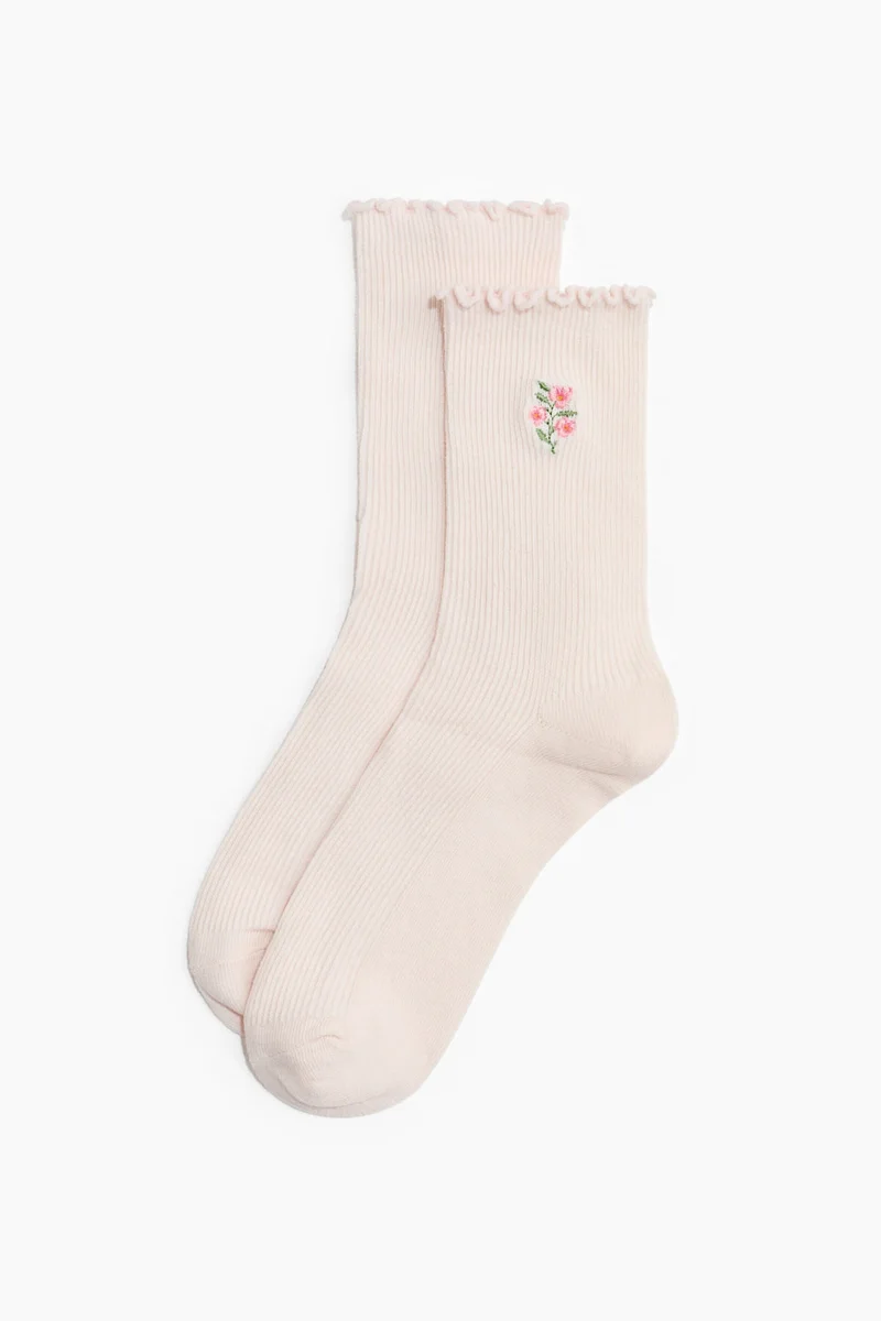 H&M 5-pack rib-knit socks